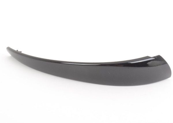 BMW NEW GENUINE E81 E82 E87 E88 FRONT DOOR INNER HANDLE COVER GLOSS BLACK LEFT 51416987537