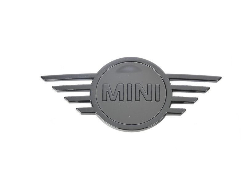FOR NEW GENUINE MINI CLUBMAN F54 TRUNK 3D STYLE PIANO BLACK EMBLEM BADGE