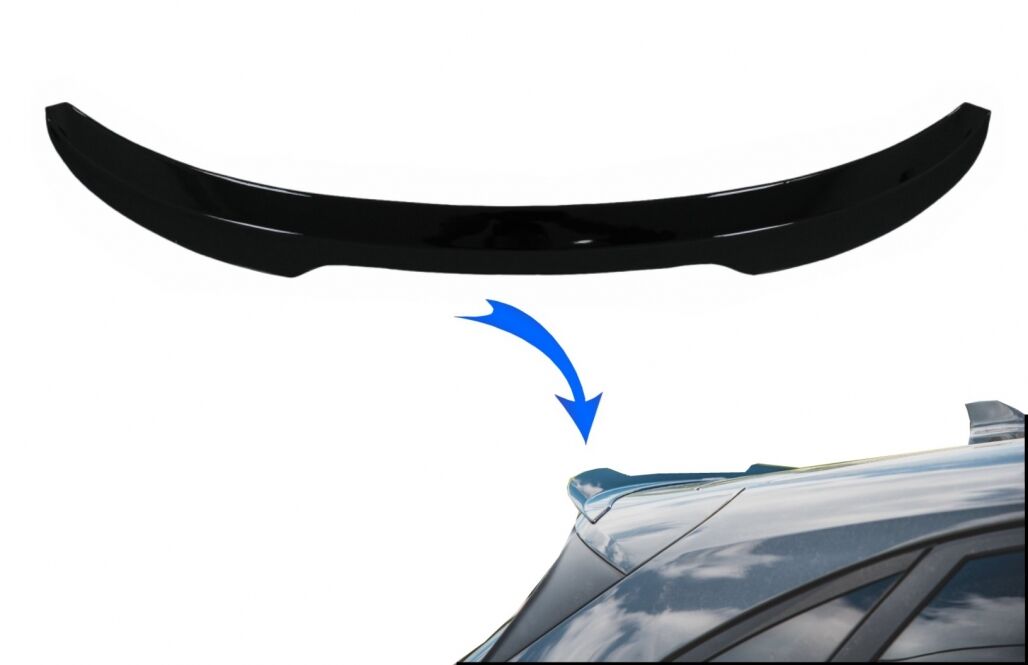 Trunk Spoiler Boot Lid Spoiler suitable for Ford Puma (2019-Up) Piano Black - Image 9