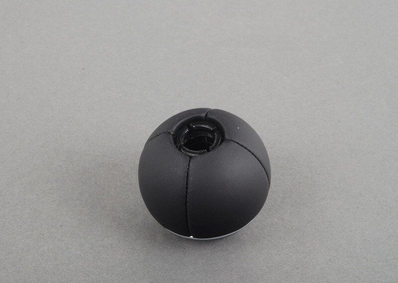 NEW GENUINE MINI R50 R52 MANUAL 5 GEAR SHIFTER KNOB LEATHER CHROME 25117542279 - Image 2