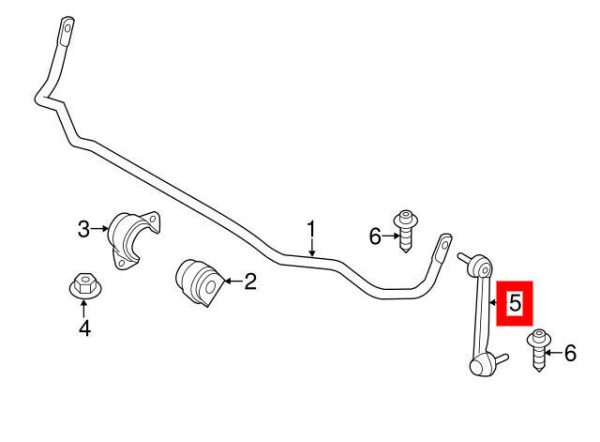 FOR NEW GENUINE BMW F20 F30 G20 F32 E84 G29 REAR STABILIZER SWAY BAR LINK LEFT N/S - Image 2