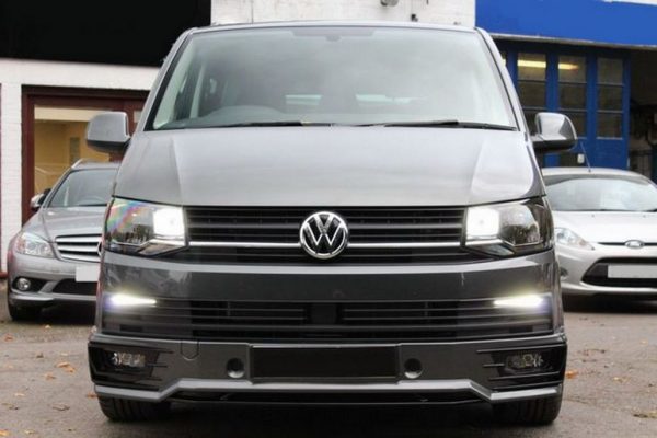 Sportline Front Bumper Spoiler Valance with DRL for VW T6 16-20 - Image 11
