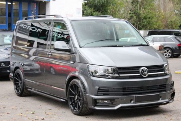 Sportline Front Bumper Spoiler Valance with DRL for VW T6 16-20 - Image 12