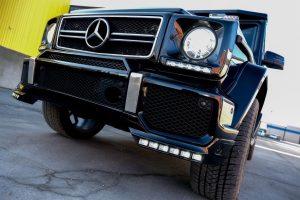 ANG G65 Look B-Design LED DRL Front Bumper For Mercedes G-Glass W463 89-18