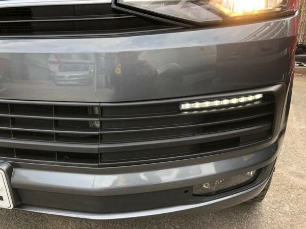 Sportline Front Bumper Spoiler Valance with DRL for VW T6 16-20 - Image 9