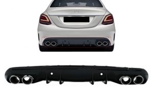 C43 ANG Facelift Look Rear bumper diffuser For Mercedes W205/ S205 15-21
