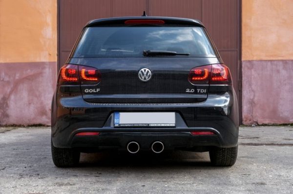 R20 Look Rear bumper For Golf VI MK6 Hatchback - Image 9