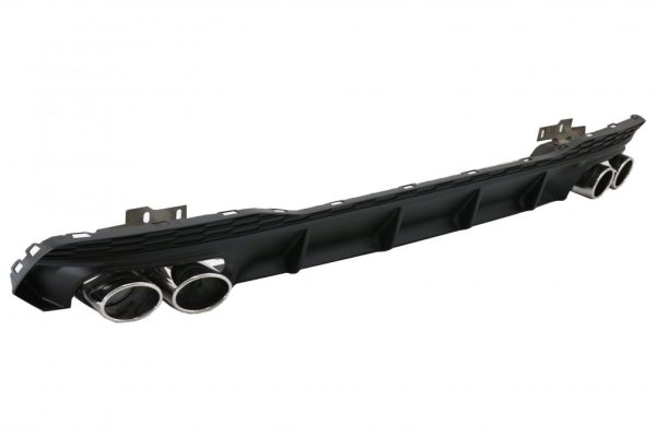 S7 Look Rear Bumper Diffuser With Exhaust Tips For Audi A7 4K 18-22 - Image 2