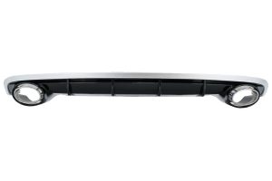 Rear bumper Diffuser RS6 look For Audi A6 C7 4G 2015-2018 SE bumper + tips