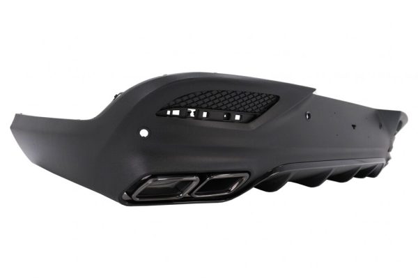 Rear GLE63 Design Duffuser With Black Exhaust Tips For Mercedes GLE Coupe C292 AMG Line (15-19) - Image 2