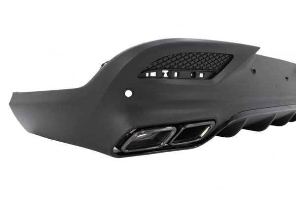 Rear GLE63 Design Duffuser With Black Exhaust Tips For Mercedes GLE Coupe C292 AMG Line (15-19) - Image 4