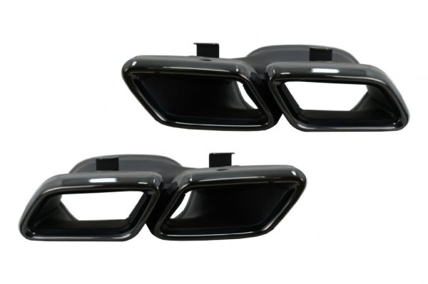 Rear GLE63 Design Duffuser With Black Exhaust Tips For Mercedes GLE Coupe C292 AMG Line (15-19) - Image 6
