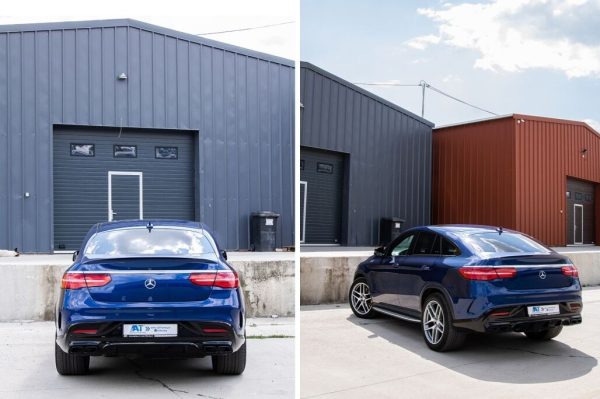 Rear GLE63 Design Duffuser With Black Exhaust Tips For Mercedes GLE Coupe C292 AMG Line (15-19) - Image 13