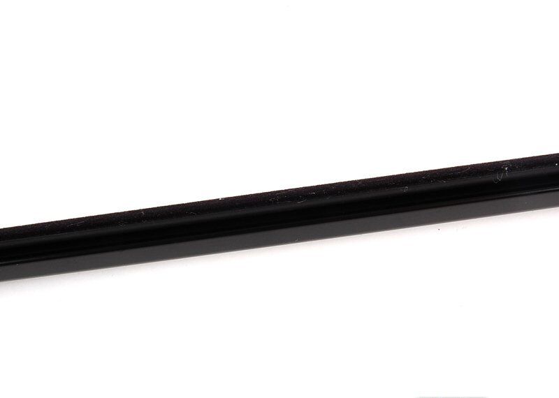 BMW NEW GENUINE 5 SERIES E60 E61 FRONT DOOR EXTERIOR CHANNEL COVER BLACK LEFT 51217207257 - Image 5