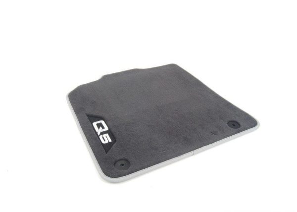 NEW GENUINE AUDI Q5 09-17 FRONT & REAR BLACK TEXTILE FLOOR MATS LHD 8R1061270MNO - Image 2