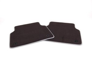 NEW GENUINE AUDI A8 2010-2017 REAR PREMIUM BLACK TEXTILE FLOOR MATS 4H0061276MNO