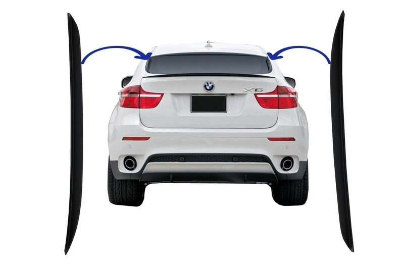 Trunk Rear Fin Spoiler (Left/Right) suitable for BMW X6 E71/E72 (2008-2014) Perfomance Design