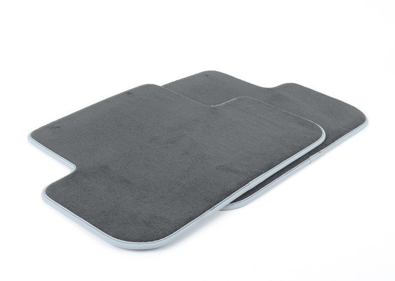 NEW GENUINE AUDI A4 A5 09-16 REAR PREMIUM BLACK TEXTILE FLOOR MATS 8K0061276MNO - Image 2