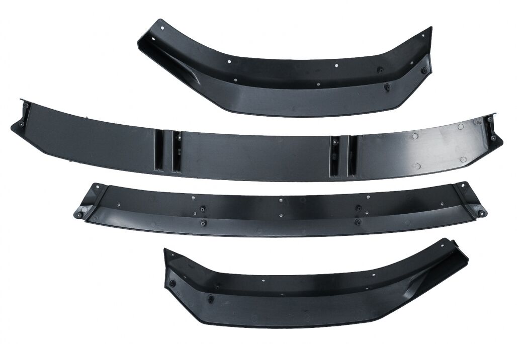 Front Bumper Add-On Spoiler Lip suitable for Audi A3 8V Facelift S-Line (2017-up) Piano Black - Image 11