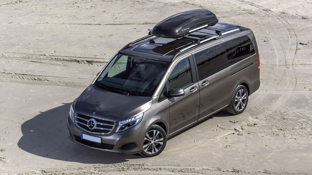 Roof Rails suitable for Mercedes V-Class W447 (2014-Up) Long Wheelbase (LWB) Aluminium - Image 6