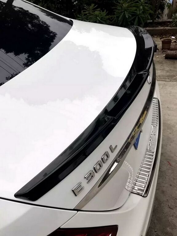 Trunk Spoiler Lid suitable for Mercedes E-Class W213 (2016-2019) B Design Piano Black - Image 12