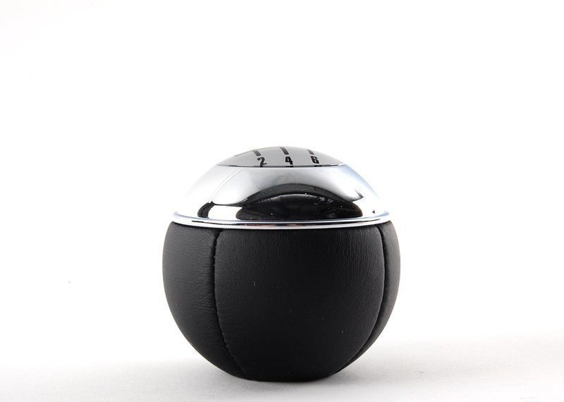 NEW GENUINE MINI R50 R52 R53 MANUAL 6 GEAR LEATHER CROME SHIFT KNOB 25117540842 - Image 3