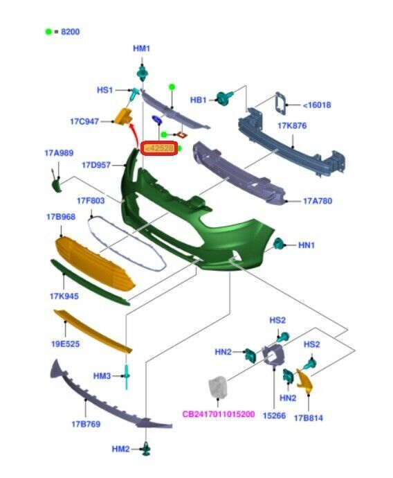 NEW GENUINE FORD B-MAX C-MAX GRAND C-MAX FOCUS OVAL FORD BADGE EMBLEM 1532603 - Image 2