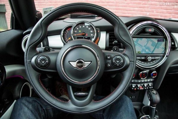 NEW GENUINE MINI F54 F55 F56 F57 F60 JCW SPORT STEERING WHEEL COVER 32306864894 - Image 2