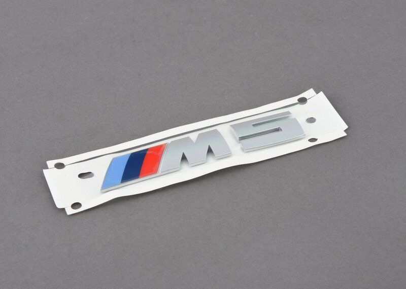 NEW GENUINE BMW M5 F90 REAR BOOT BADGE EMBLEM CHROME 51148063203 - Image 2