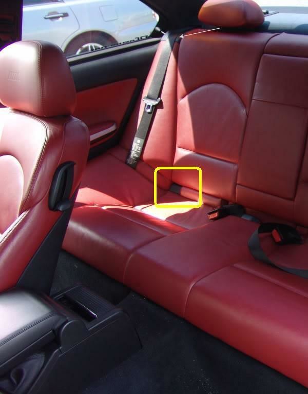 BMW NEW GENUINE 3 E46 SERIES 98-06 REAR SEAT BLACK ISOFIX MOUNT COVER 52207009903 - Image 2