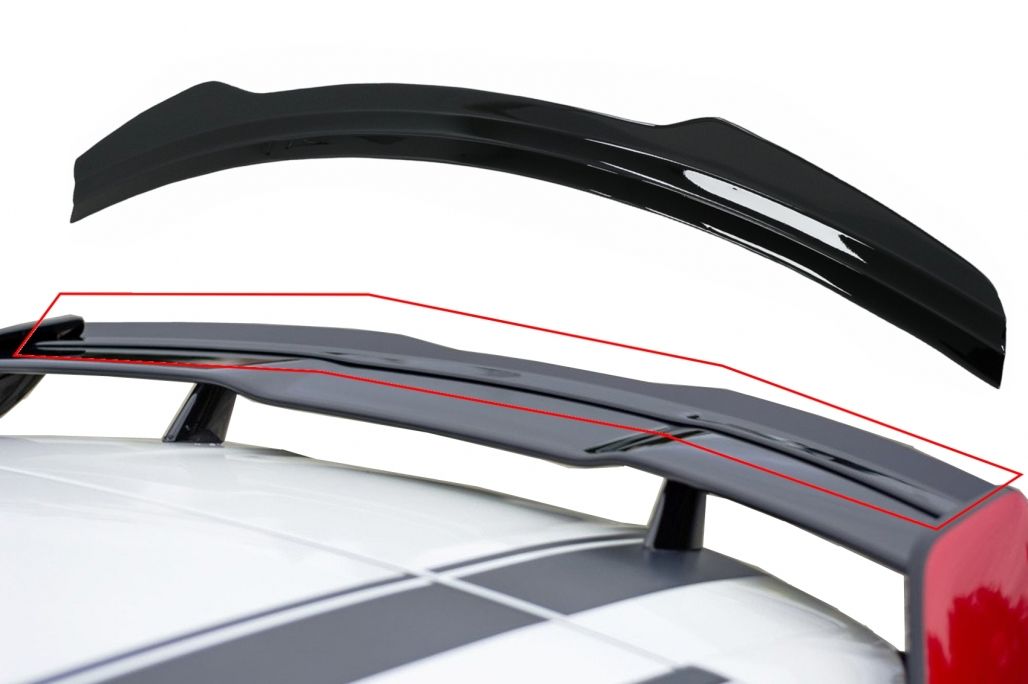 Add-On Lip Extension for Roof Spoiler suitable for Mercedes A-Class W176 (2012-2018) W177 (2018-Up) GLA SUV X156 (2014-2019) H247 (2020-Up) Piano Black