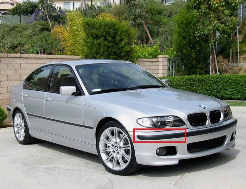 BMW NEW GENUINE E46 M PACKAGE FRONT BUMPER TRIM MOLDING PANEL RIGHT O/S 51118195290 - Image 2