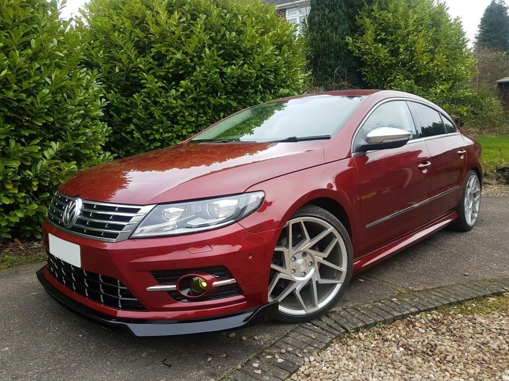 Front Bumper Lip Extension Spoiler suitable for VW Passat CC Facelift (2012-2016) R-Line Design - Image 9