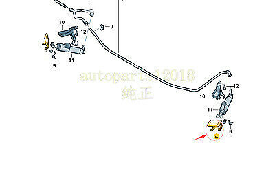 NEW GENUINE AUDI Q3 FRONT BUMPER HEADLIGHT WASHER COVER CAP RIGHT O/S 8U0955276FGRU - Image 2