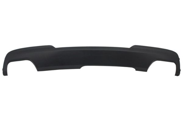 550i Conversion Diffuser Addon + Tail pipes Black For BMW F10 / F11 M Sport - Image 2