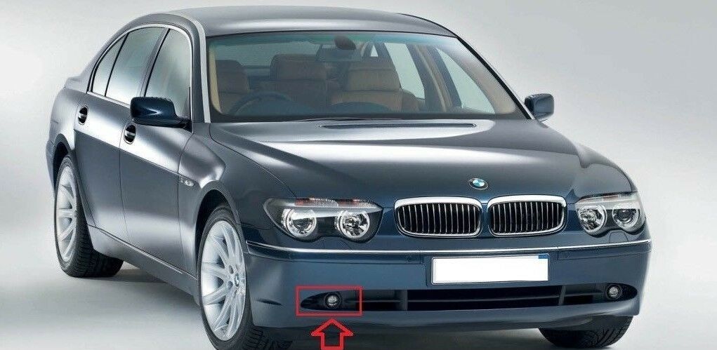 NEW GENUINE BMW 7 SERIES E65 FRONT RIGHT FOG LIGHT LAMP WITH FRAME 63178379684 - Image 2