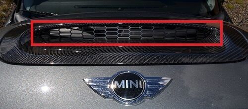 MINI NEW GENUINE R56 R55 R57 R58 R59 GRILLE INSERT HOOD BONNET SCOOP 51232752275 - Image 3