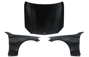Front Hood Bonnet with Front Fenders Suitable for Mercedes C-Class W205 S205 C205 A205 (2014-2020) C63 Design
