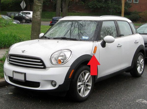 NEW OEM MINI R60 COUNTRYMAN R61 PACEMAN SIDE TURN SIGNAL YELLOW LEFT N/S 63139802567 - Image 3