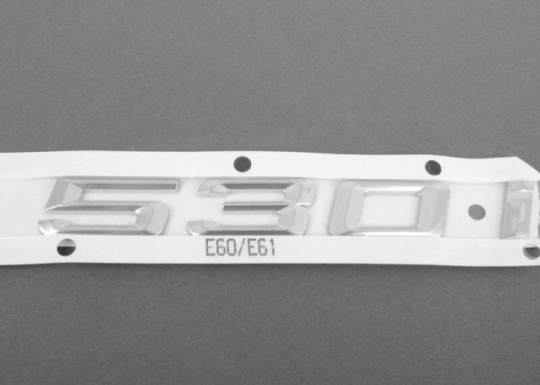 BMW NEW GENUINE 5 SERIES REAR TRUNK 530i EMBLEM LETTERING BADGE 51147039786 - Image 4