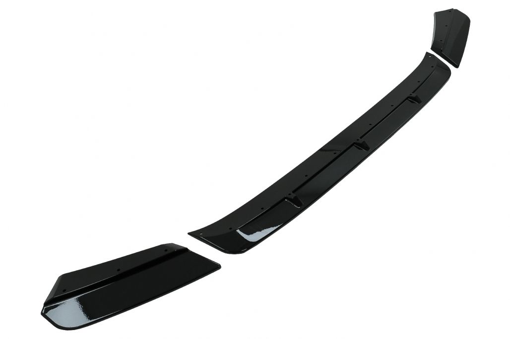 Front Bumper Spoiler Lip suitable for BMW X3 G01 X4 G02 (2018-Up) M Sport Piano Black - Image 3
