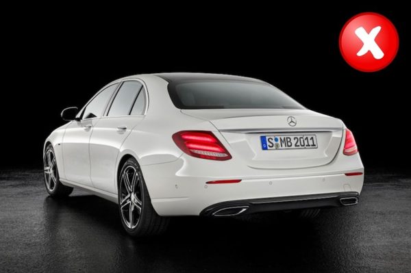E53 Night Package ANG Look Rear bumper diffuser For Mercedes W213/ S213 16-19 - Image 12