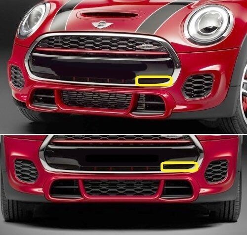 MINI NEW GENUINE F55 F56 F57 JCW FRONT BUMPER WITH PDC AIR INLET FINISHER LEFT 51117340747 - Image 2