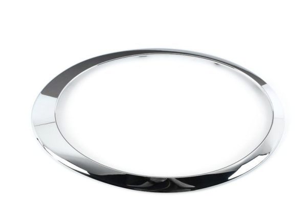 NEW GENUINE MINI CLUBMAN F54 FRONT LIGHT CHROME TRIM SURROUND RIGHT O/S 51137351372