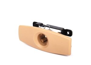 BMW NEW GENUINE 5 SERIES E60 E61 OUTER GLOVE BOX LATCH HANDLE BEIGE 51167063510