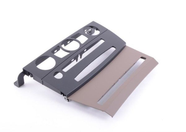 BMW NEW 5 SERIES E60 E61 DASH COVER TRIM PANEL BROWN ONLY SUITABLE WITH CCC 51457063155