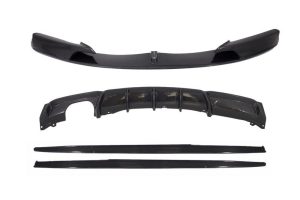 Complete Carbon M-Performance Package suitable for BMW 3 series F30 Front Bumper Spoiler Splitter Diffuser and Side Skirts Extension M-Performance
