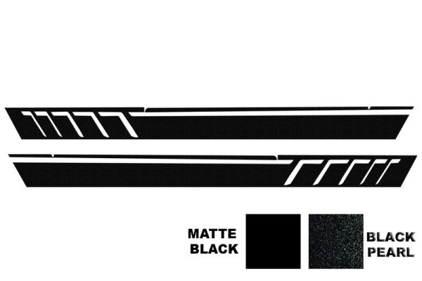 Side Decals Sticker Vinyl Black suitable for MERCEDES G-class W463 (1989-2017) Black Pearl A-Design - Image 3