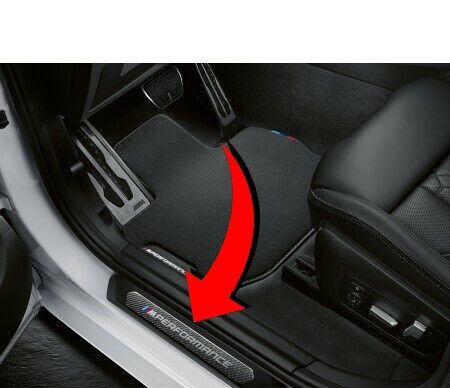 NEW GENUINE BMW X3 G01 X4 G02 F98 M PERFORMANCE CARBON FIBER FRONT DOOR SILLS 2X51472465482 - Image 2