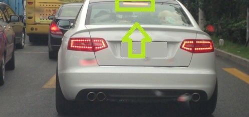 NEW GENUINE AUDI A6 C6 05-11 SALOON REAR THIRD 3RD BRAKE STOP LIGHT 4F5945097 - Image 2